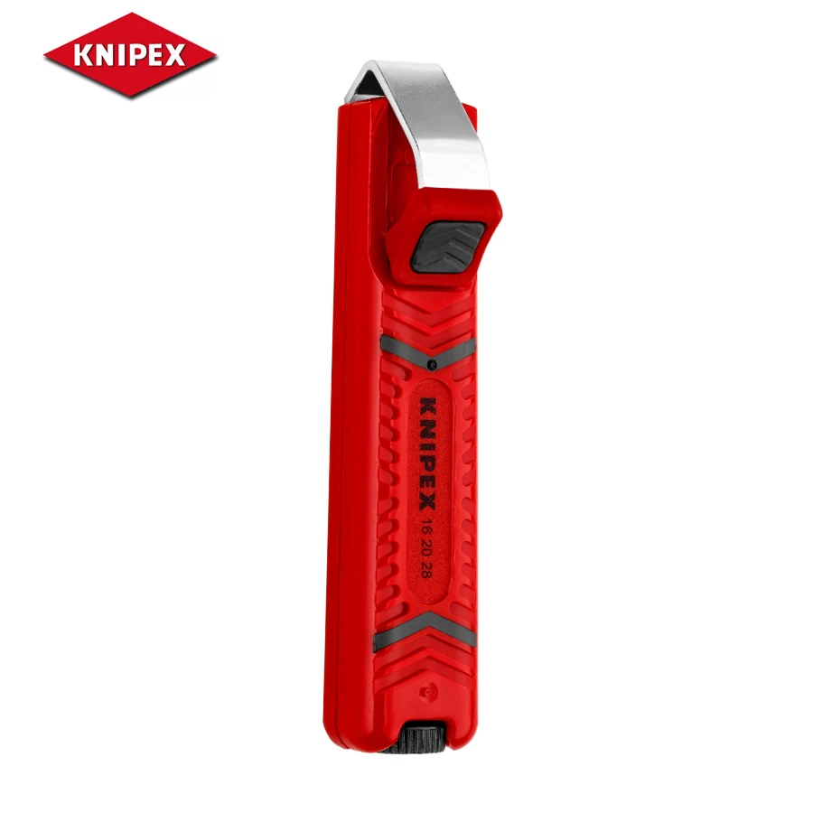 

Knipex 16 20 28 SB Cable Dismantling Stripping Tool Sheath Stripper for 8mm-28mm for Stripping All Common Round Cables