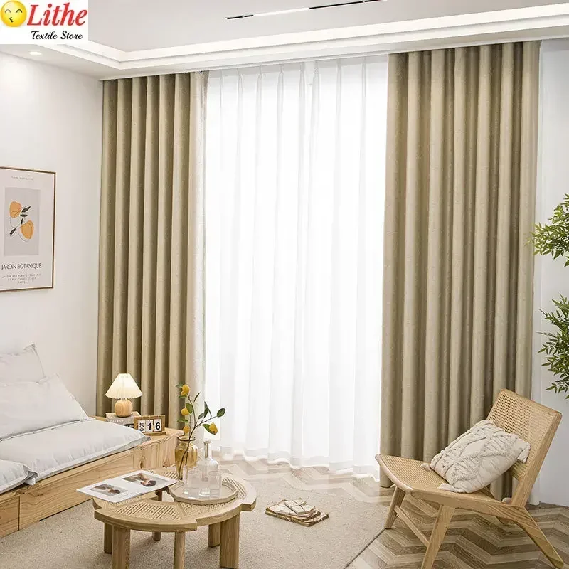 

Custom Size Anti-cold Insulating Thermal Blackout Curtains Luxury Elegant for Living Room Bedroom Can Add Lining Doorway Voile