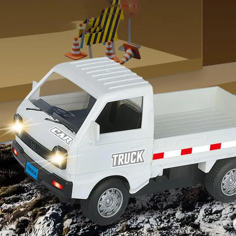 Auto giocattolo telecomandata 1:16 RC Auto elettrica Pickup giocattoli con luci di simulazione a LED Veicoli da costruzione realistici Drift Auto