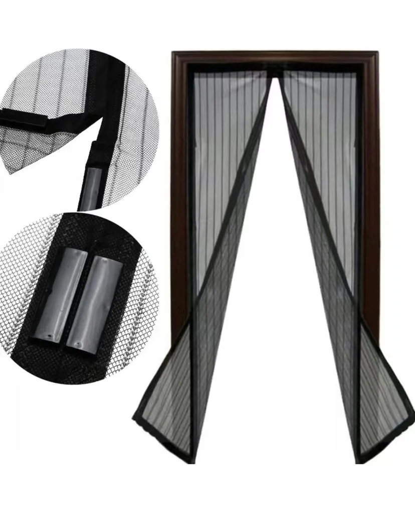 

Anti-mosquito curtains curtain mounted magnetic closure screen door automati clos partitions curtain window screen mosquito net