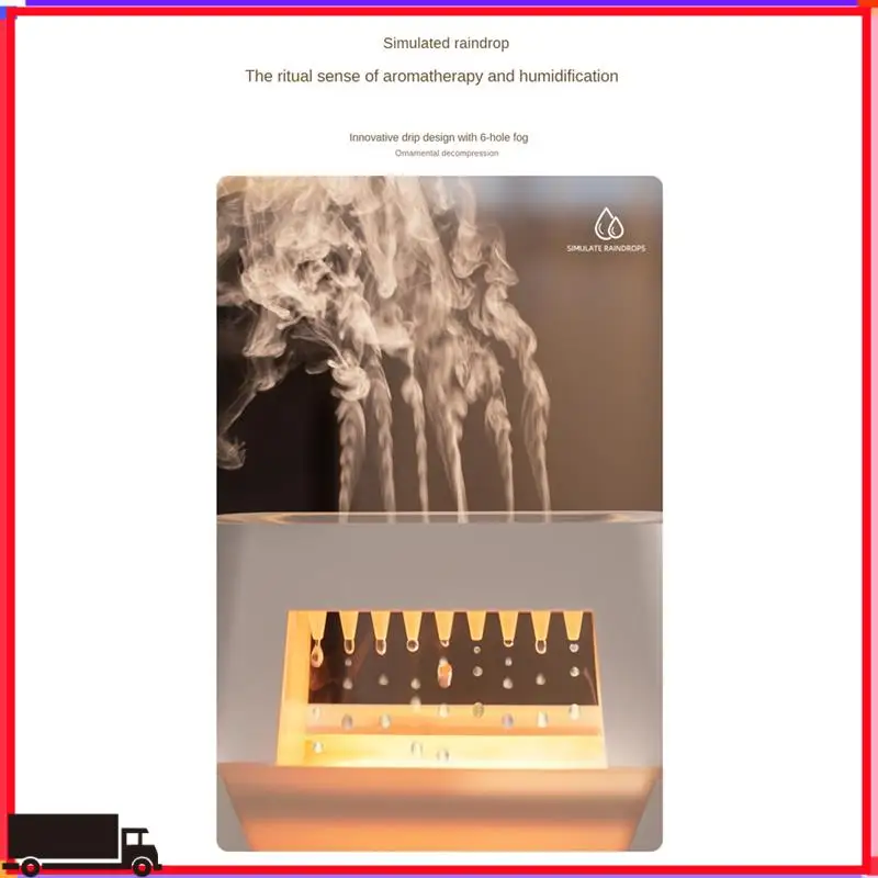 

Premium Rain Drop Air Humidifier Essential Oil Diffuser LED Lamp Remote Control Rain Cloud Aromatherapy Diffuser 300ML Durable U