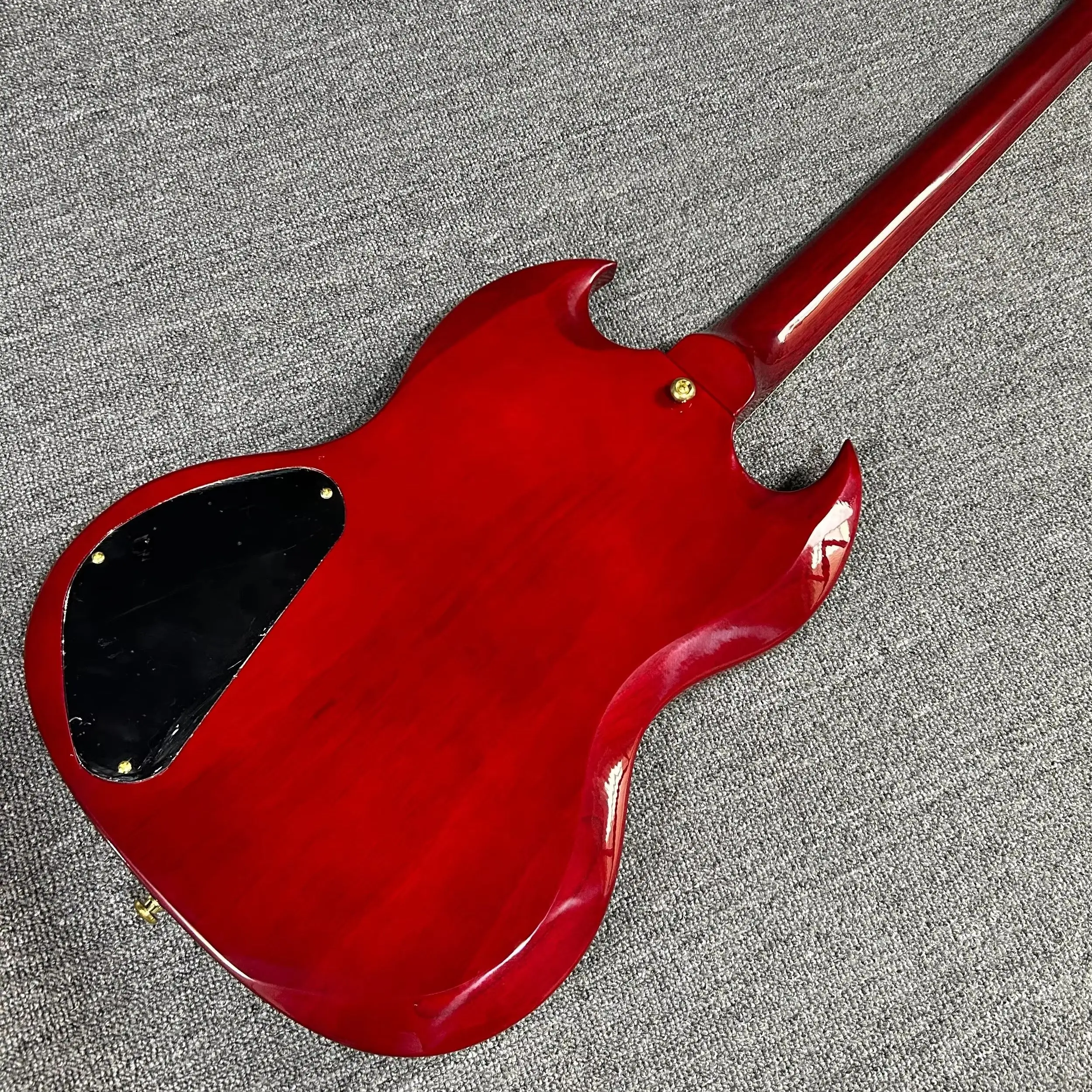 Good Timbre Red SG Electric Guitar Rosewood Fingerboard Mahogany Body Chrome Hardware 22 Tone Position Free Transportation