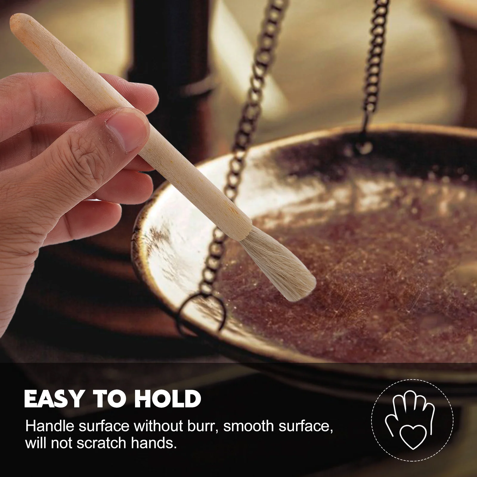 

5pcs Balance Cleaning Durable Laboratory For Analytical Balance Cylinder Brush Lab Scale Cleaner Reusable Science Experiment