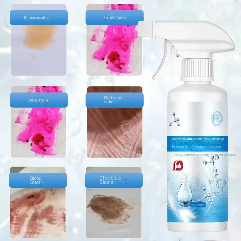 Nonionic Laundry Stain Remover Emulsifier Multifunctional Powerful Stain Remover Dry Cleaning Spray Liquid Detergent For Washing