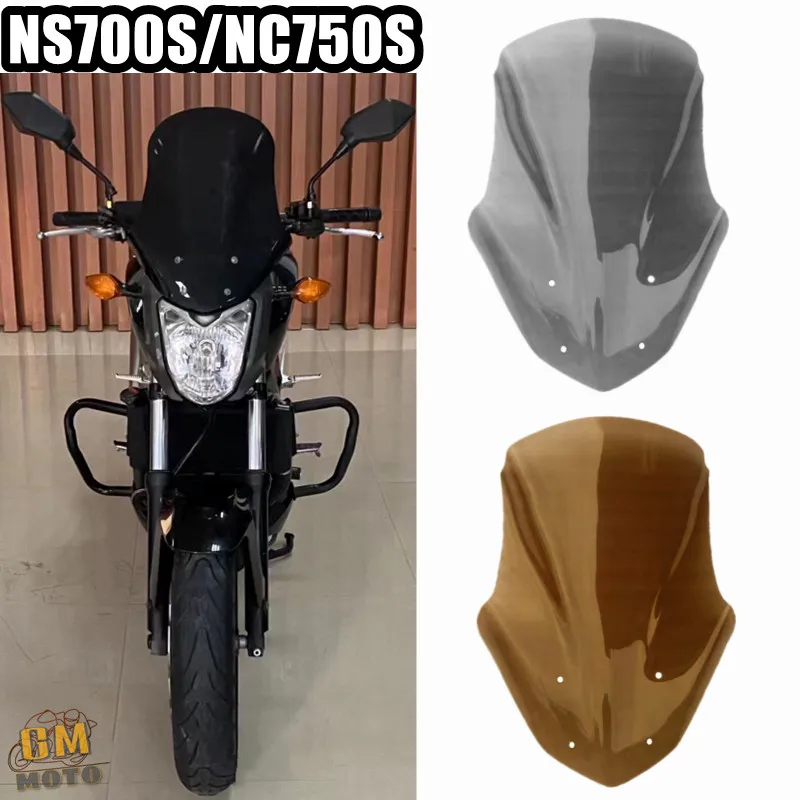 Windscreen For 2012 2013 2014 2015 2016 2017 2018 Honda NC700S NC750S NC 700 750 S Motorcycle Wind Screen Deflectors Windshield