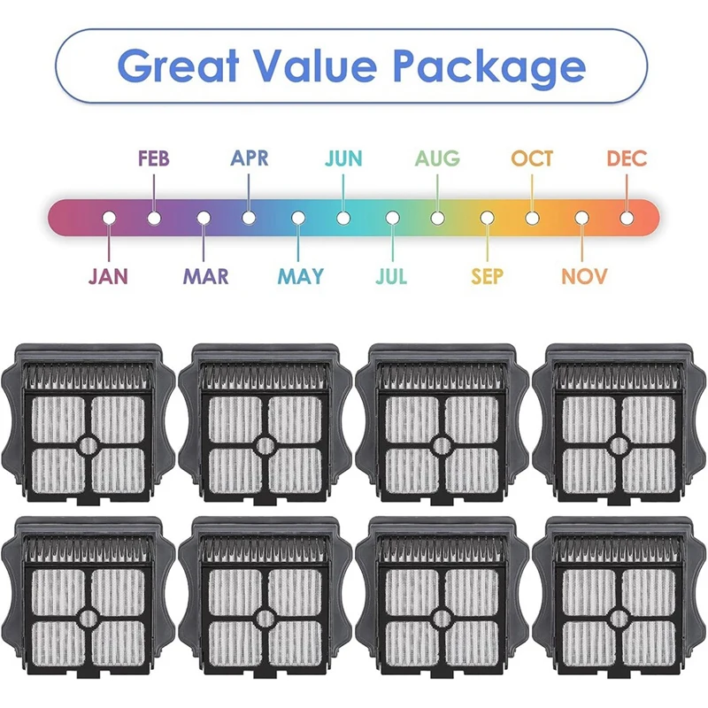ตัวกรอง HEPA สำหรับ tineco ifloor 3/ชั้นหนึ่ง S3/ชั้นหนึ่ง S5/ชั้นหนึ่ง S5 Pro ชุดตัวกรองเครื่องดูดฝุ่นแบบเปียกแห้ง