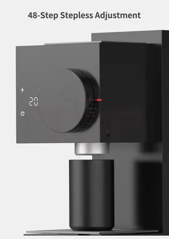 ITOP CGFS1 Commercial Coffee Grinder 64mm Flat Burr Built In Scale  Static Touchscreen 48 Stepless Settings