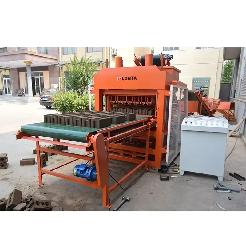 LONTA LT7-10 Fully Automatic Hydraulic Interlock Hollow Paver Mould Mud Earth Soil Clay Brick Block Making Machine