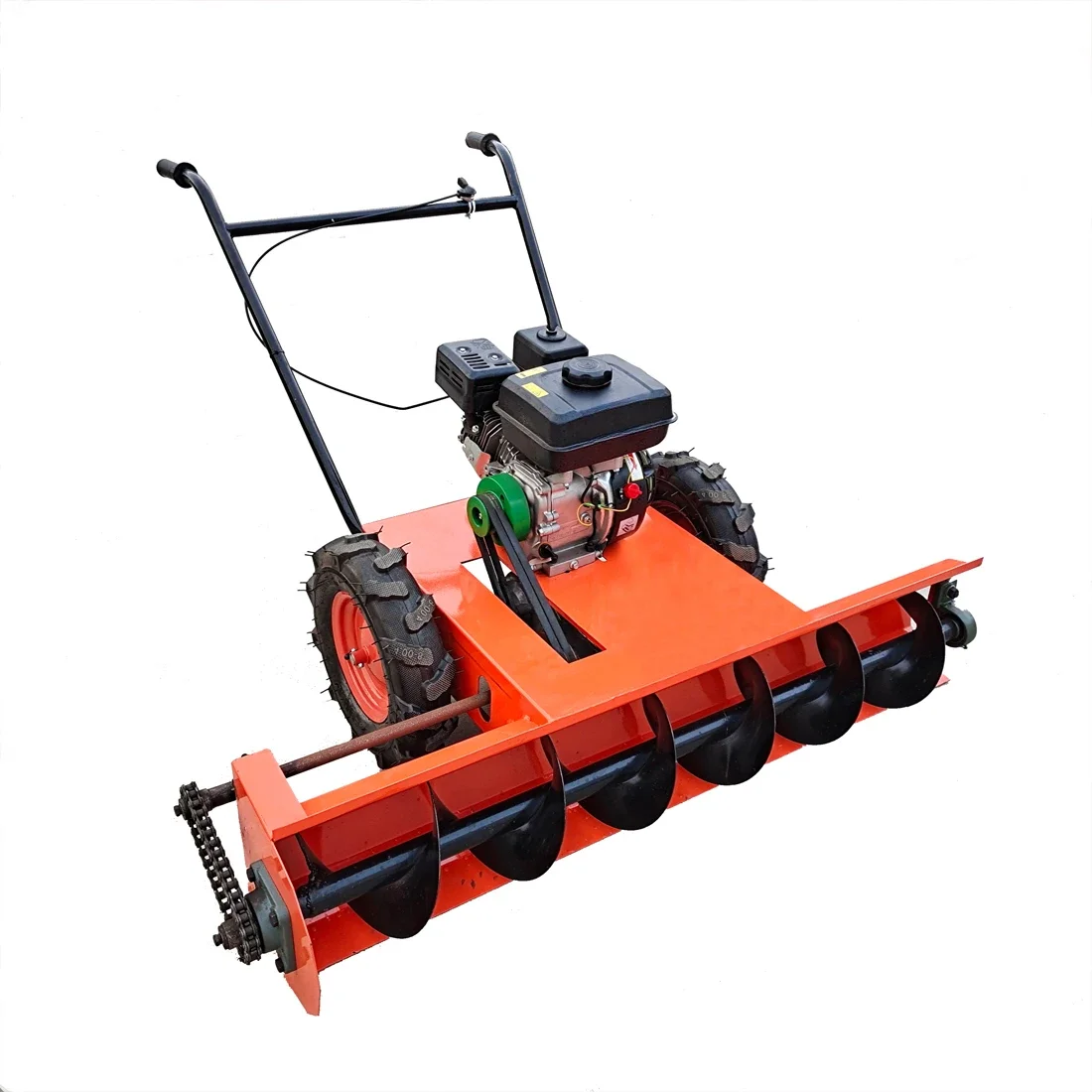 

Small hand-push snowplow multifunctional self-propelled household snowplow