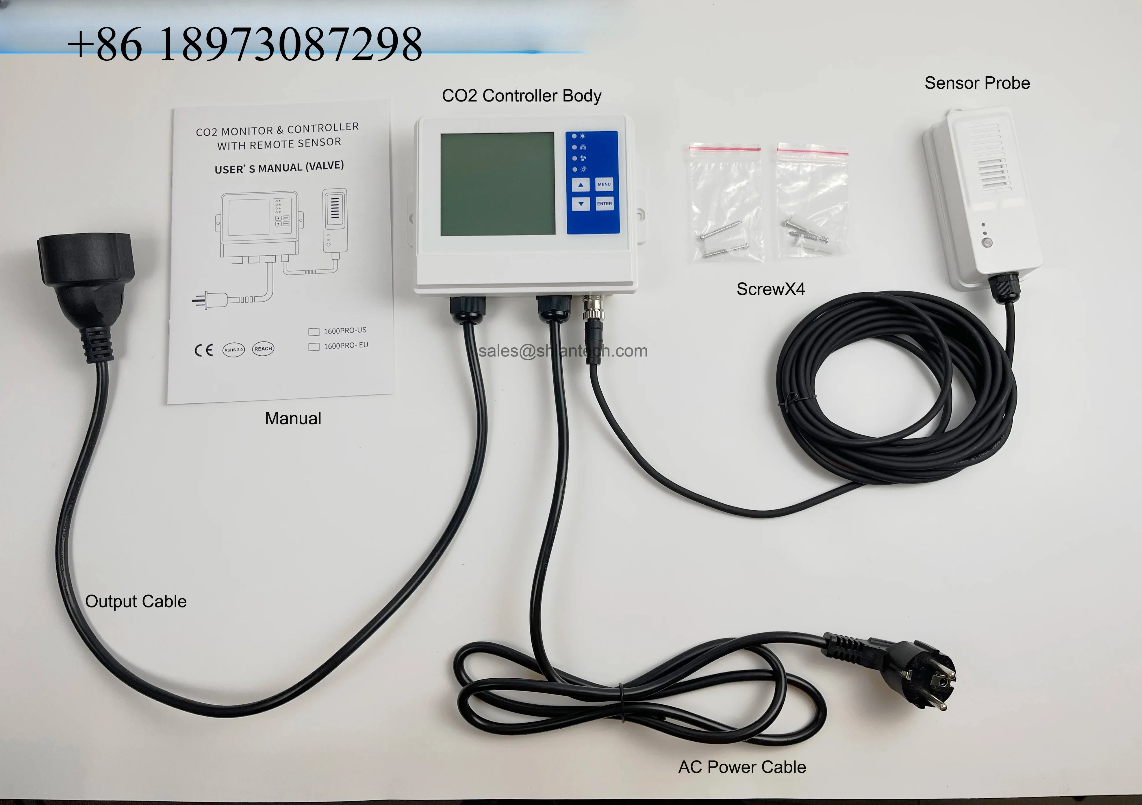 

Controller automatically controls ventilation temperature and humidity, mushroom growth controller