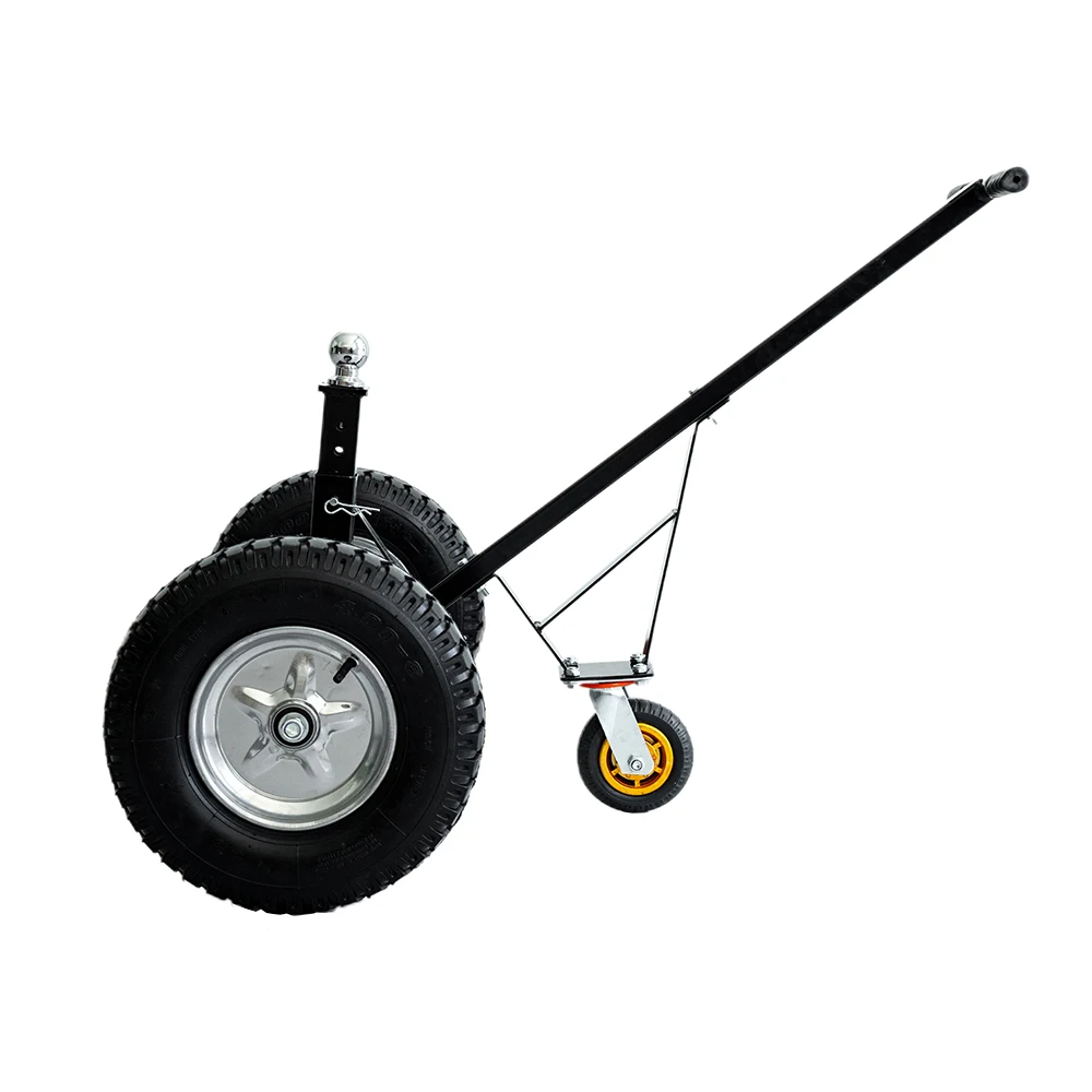

Moving Car RV Boat Trailer With Hitch Ball Solid Tires Adjustable Heavy Duty Trailer Dolly