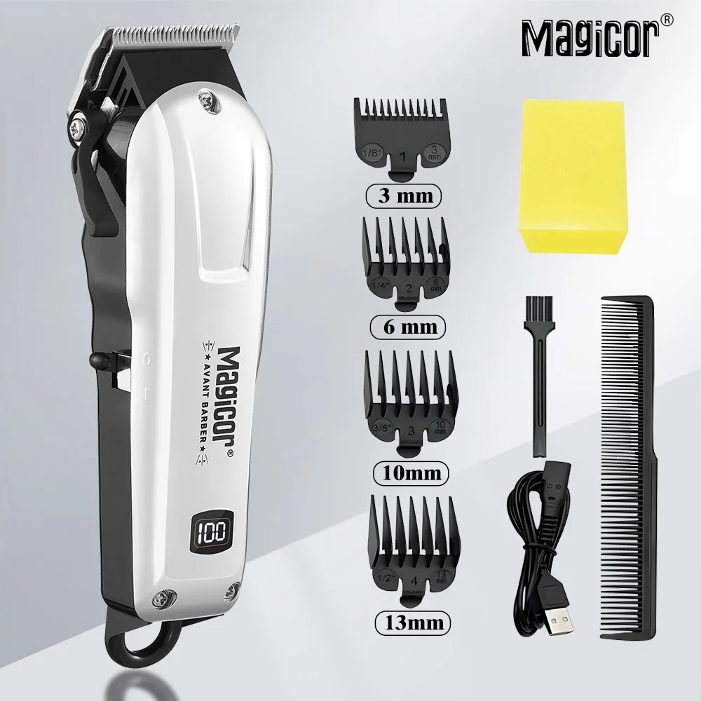 

Men's Haircut Machine Hair Clipper UBS Rechargeable Cordless Beard Trimmer Men Powerful Electric Hair Clipper Trimming Tool