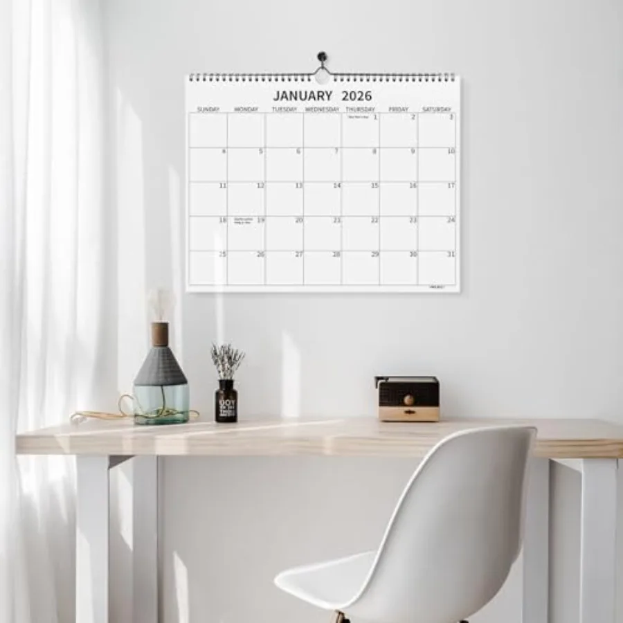 تقويم الحائط 20252026 تقويم 16 شهرًا من سبتمبر 2025 إلى ديسمبر 2026 14 بوصة × 11 بوصة تقويم معلق لخطة المدرسة والمكتب المنزلي #3