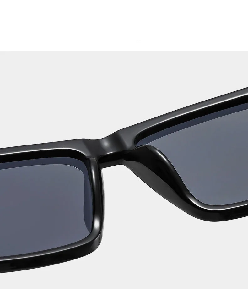 Herrensonnenbrille zum UV-Schutz beim Fahren. 2025 Modische Sonnenbrille mit quadratischem Rahmen im neuen Stil 2050 – Detail 8