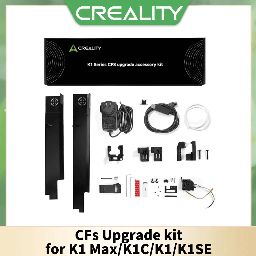 

Creality K1 Max / K1C CFS Upgrade Kit for K1MAX, K1C, K1, K1 SE 3D Printer Upgrade Multi-Color Printing Quick Connection To CFS