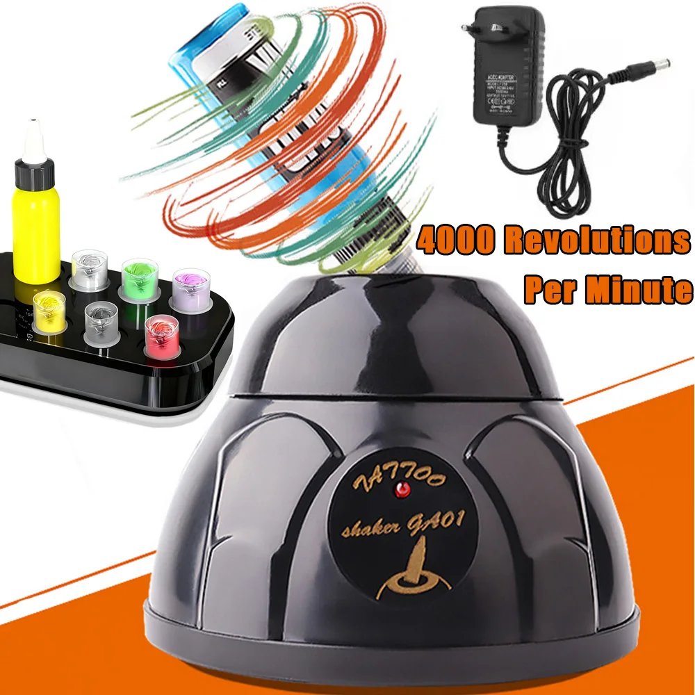 Electric Tattoo Ink Shaker Vortex Tattoo Pigment Stirrer for Paint Color Mixing Mini Vortex Mixer Shaking Agitator Tattoo Supply