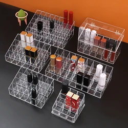 24 Grid Acrylic Makeup Organizer Storage Box Lipstick Box Lipstick Nail Polish Display Stand Holder Cosmetic Organizer Box