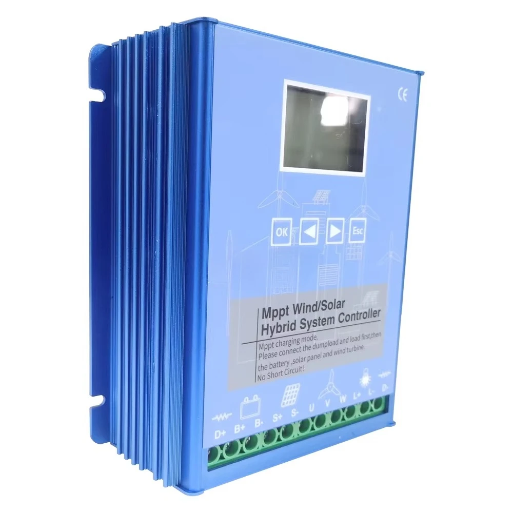 Made in China Charge Controller 1000W 12V 24V 48V 1KW Wind Solar Hybrid With Dump Load Regulator 2000w 3000w