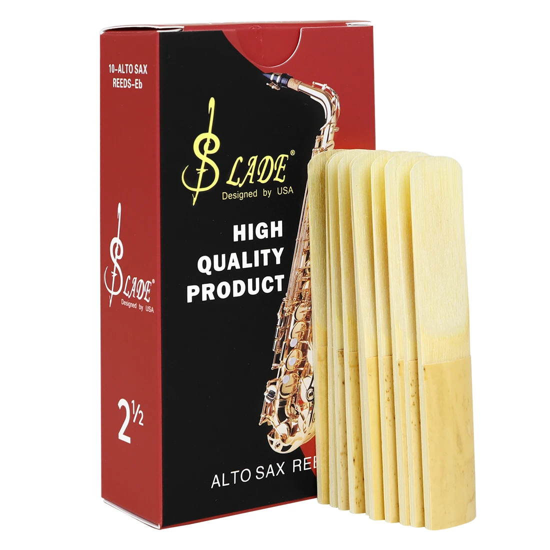 SLADE 10 قطعة قصب الساكسفون قوة 2.5 ل تينور/ألتو ساكس آلات النفخ الخشبية ساكس استبدال الملحقات