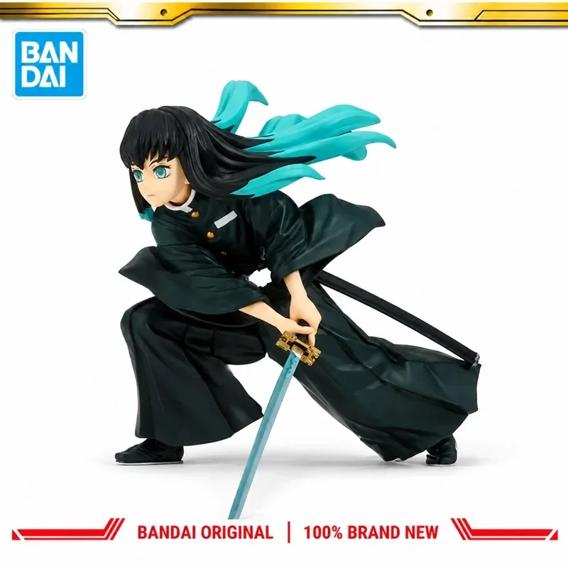 In Stock Bandai Original Banpresto Demon Slayer Tokitou Muichirou Action Figure Model Doll Brand New Boxed Anime Characters Toys