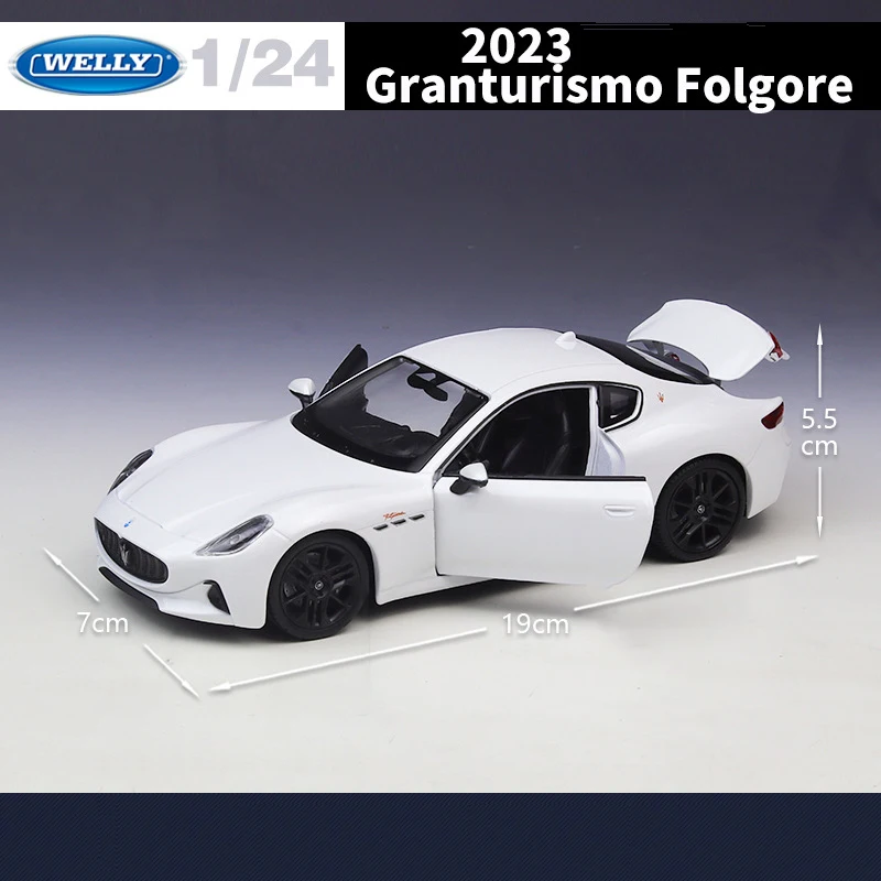 WELLY 1:24 Maserati Granturismo Folgore Legierung Auto Druckguss & Spielzeugfahrzeuge Automodell Miniaturmodell Auto Spielzeug für Kinder