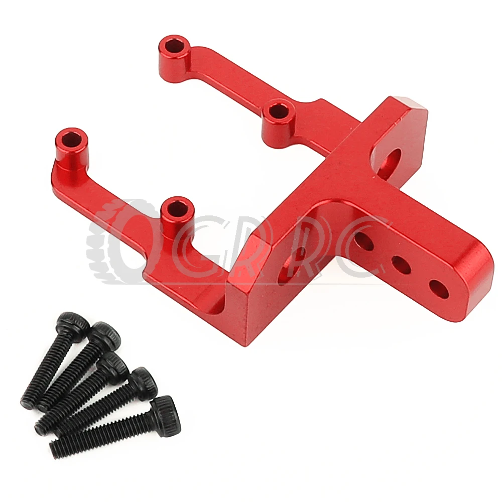 Metal Rear Heightened Servo Mount Stand for 1/10 RC Crawler Car Axial SCX10 II 90046 AR44 SCX10 Pro Axle Aluminum Upgrade Parts