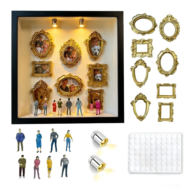 DIY Mini Museum Silhouette Shadow Box Kit