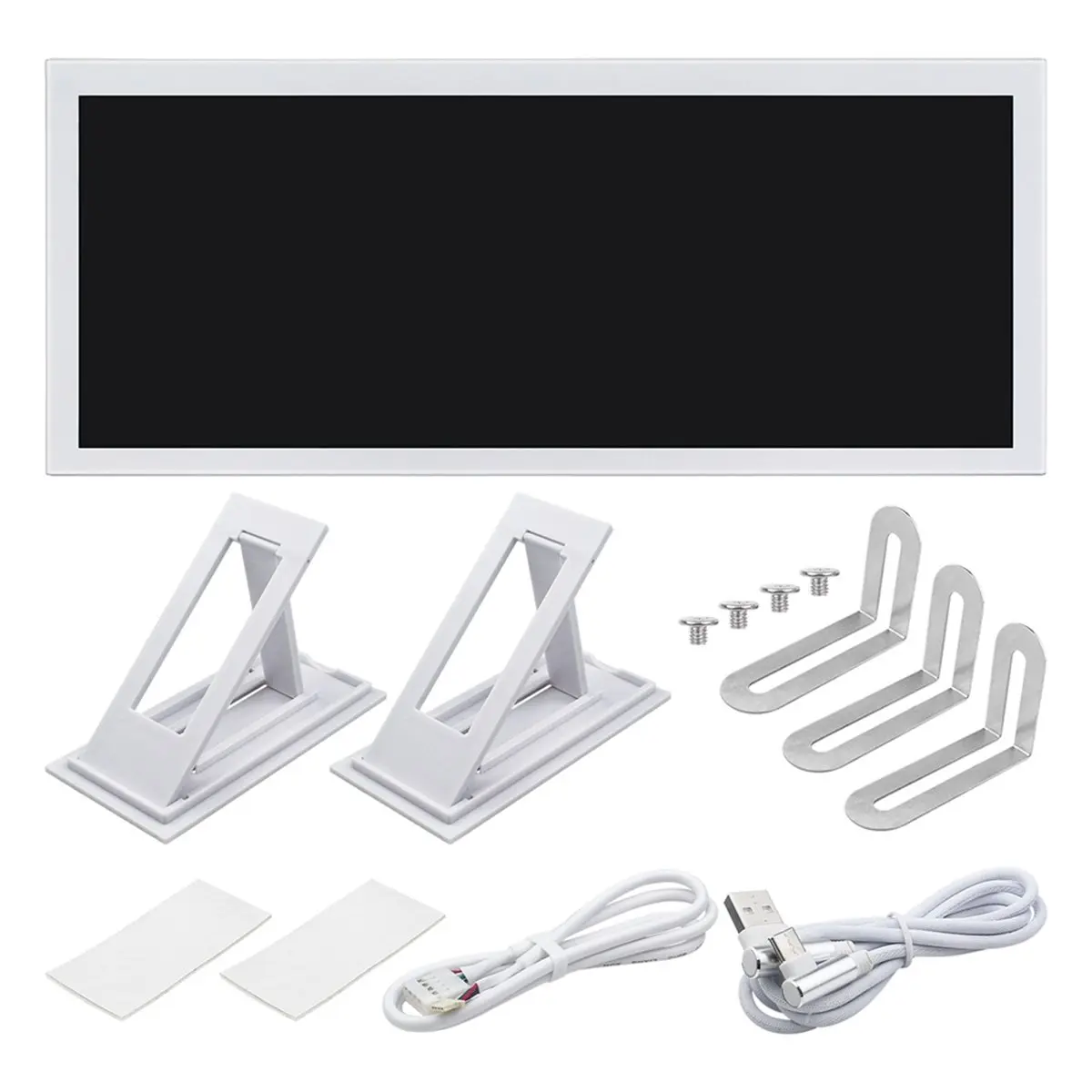 【TODAY-BUY】~@ 12.3 Inch IPS Secondary Screen 1920x720 USB Type-C Smart Display Extended Screen for CPU GPU RAM Computer Monitor