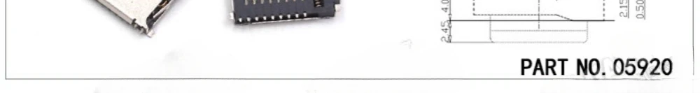 1-5 Stück SD/MINI/TF/SIM/NANO/MICRO Kartenhalter-Schacht mit Selbstauswurfmechanismus – Detail 4