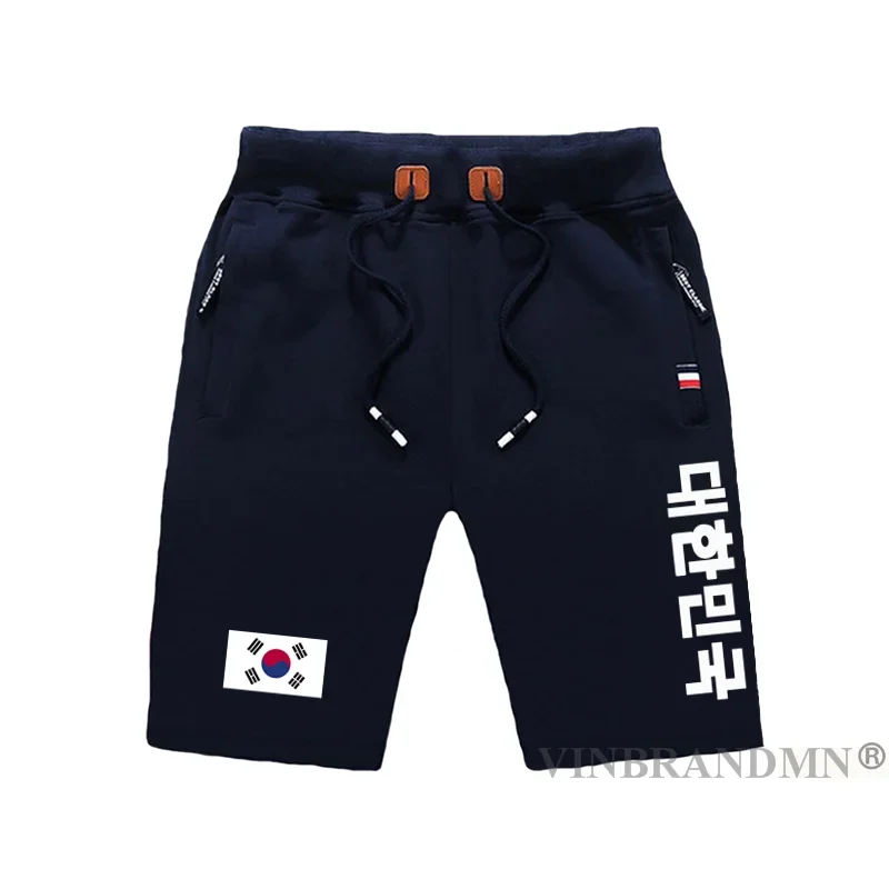 Republic of Korea South mens shorts beach new men's board shorts flag workout zipper pocket sweat bodybuilding 2021 Korean 2021