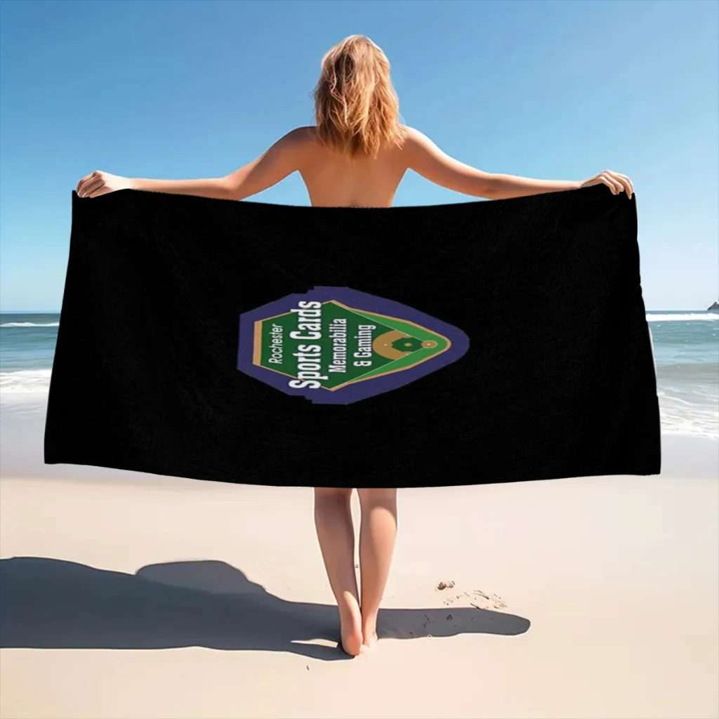 sports memorabilia logo bigger Beach Towel  Poncho Bathing Towels Cover-ups Quick Dry Sand Free Yoga Spa Gym Pool