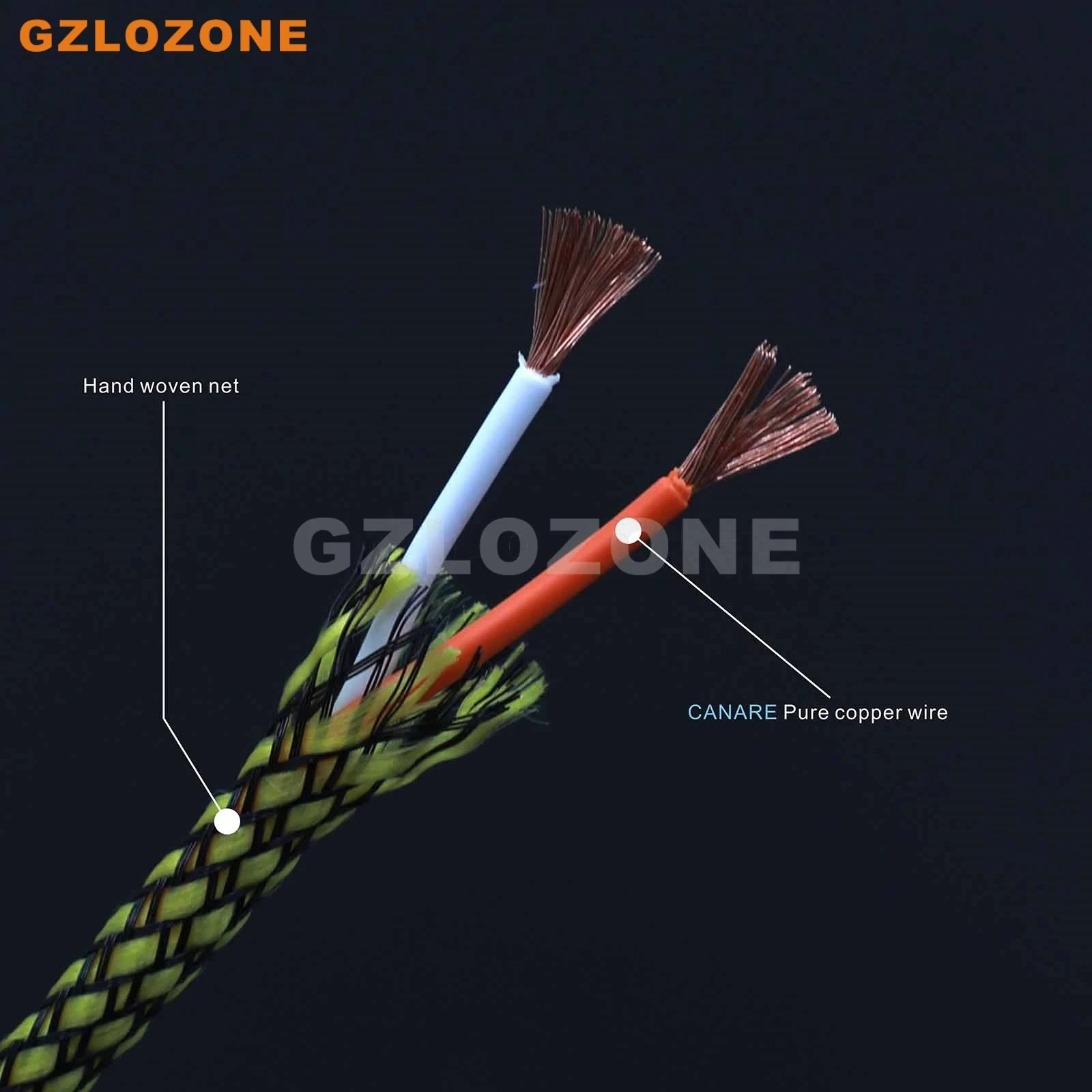 2S7F 1.2M CANARE Pure copper manual power cable DC Linear power supply cable GX16-2 to DC Plug