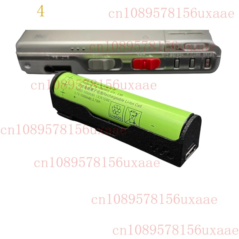 

USBC 1000mAh Battery Case Attachment For SONY MD MZ-R50 R5ST LIP-8