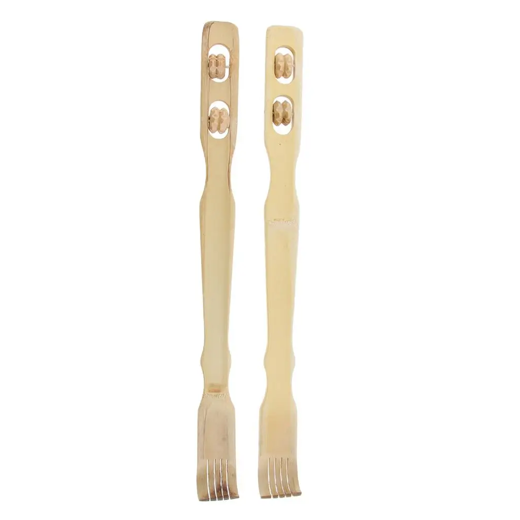 Бамбуковый скребок длиной 18 дюймов, зудящий самомассажер с массажем