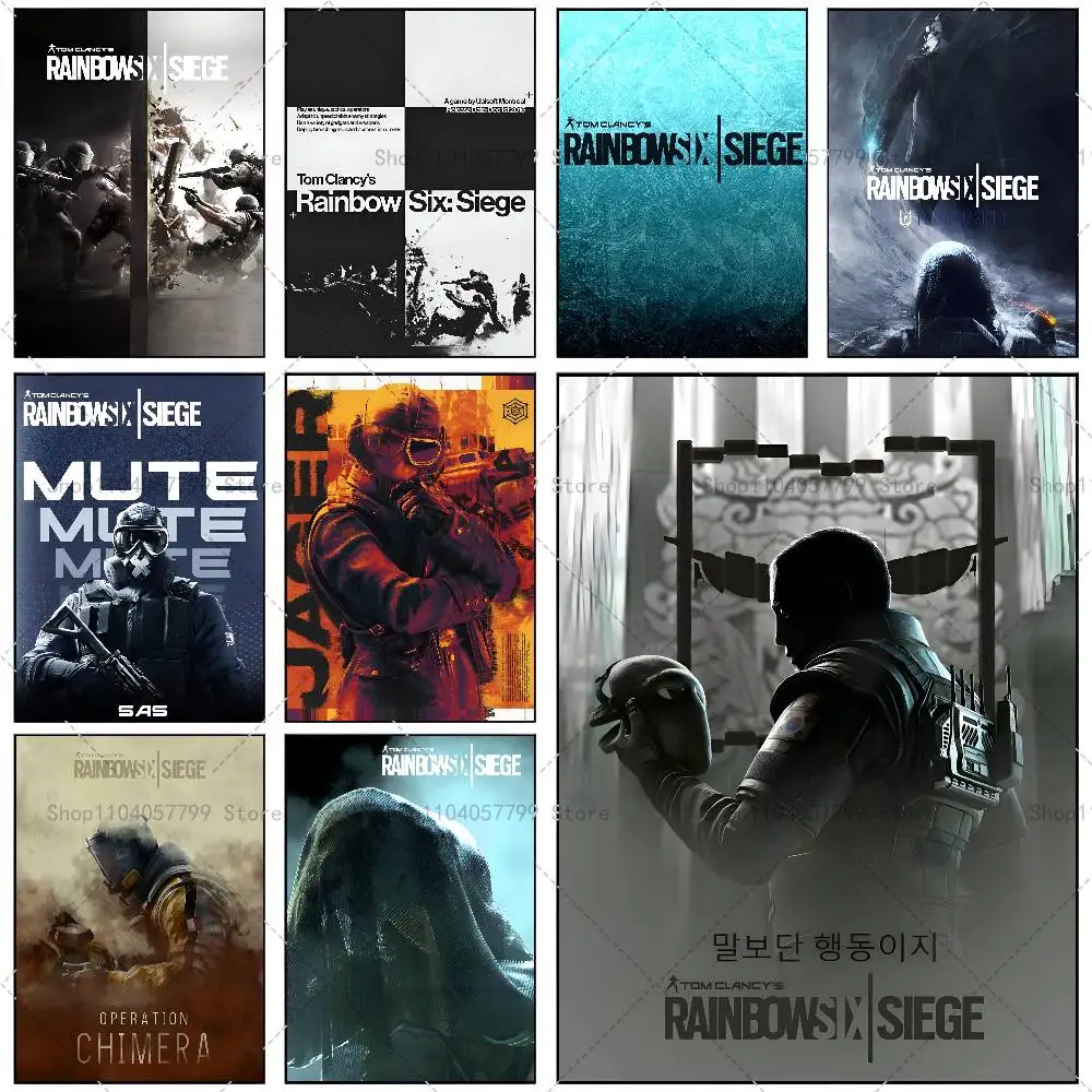 Tom C-clancy's rainbow six siege Poster Self-adhesive Wall M