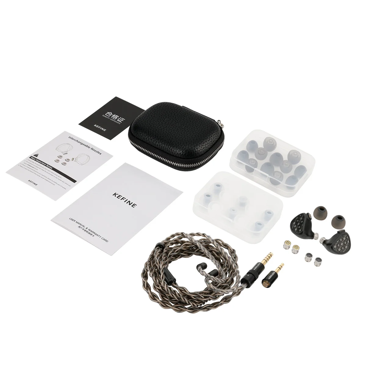 

KEFINE Arnar 14.5mm Planar Magnetic & Knowles BA Drivers Earphones, Hybrid In-Ear Monitors, Detachable Silver-Plated Cable IEM