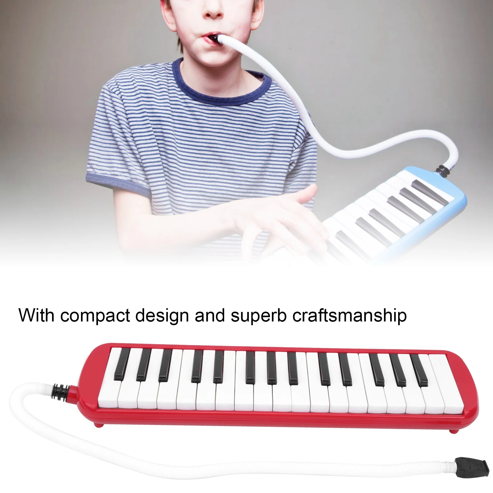 Beginner Melodica IRIN Melodica 32 Key Wind Musical Instrument Suitable for Beginner Practice Bag