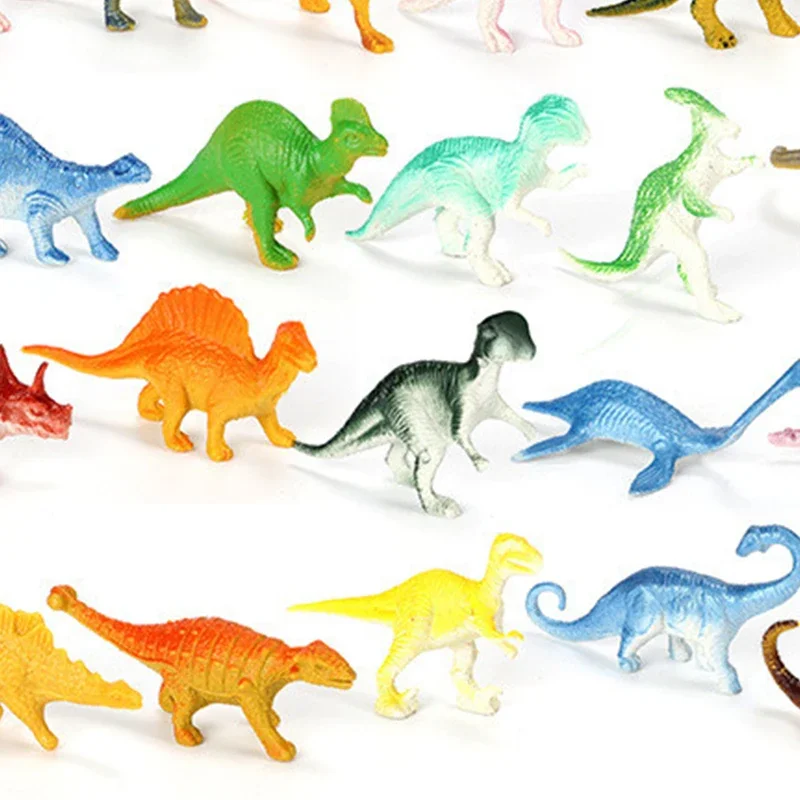 39 teile/los Mini-Dinosaurier-Figuren Modell Kinder Lernspiel zeug kleine Simulation Tier figur Kinder Spielzeug für Jungen Geburtstags geschenk