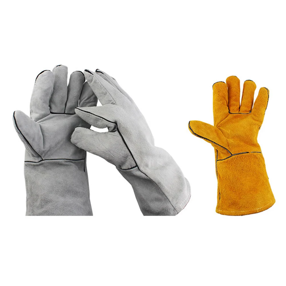 

1Pair Gloves Working Protection Gloves Security Garden Labor Gloves Wear Safety Tools(Yellow)