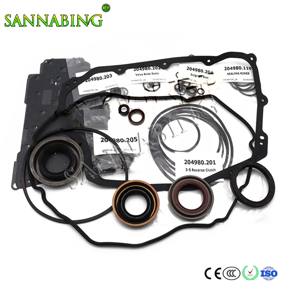 

6F35 Automatic Transmission Overhaul Kit Seals Gaskets Repair Kit For FORD Gearbox Rebuild Kit Car Accessories K204900C