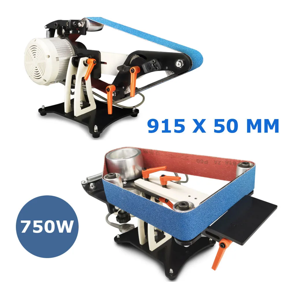 Small Abrasive Belt Machine Vertical Horizontal Sand Machine Grinding Polishing