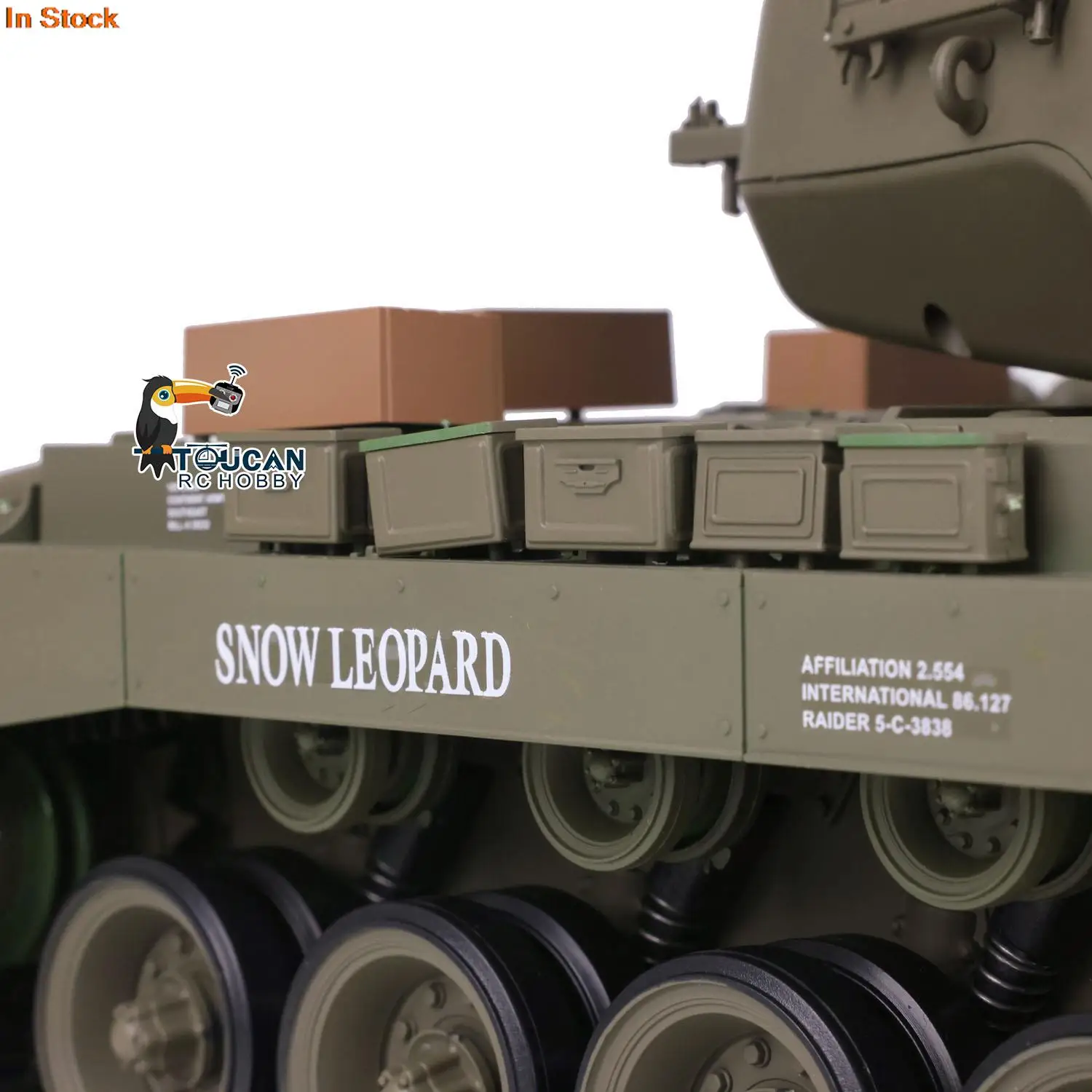 US Stock 2.4Ghz Powerful RC Tank Model Henglong 1/16 M26 Pershing 7.0 Plastic RTR 3838 High Speed Combat Style Toy TH17301 - view 4