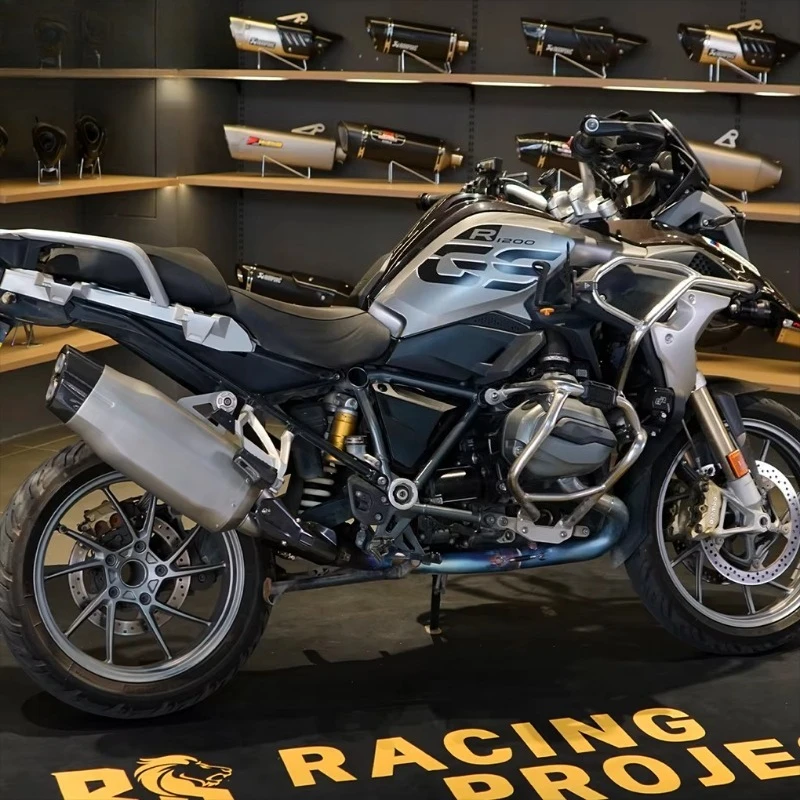 New Condition for R1250GS ADV Fit 2019-23 Dual-port Motorcycle Mid-tail Integrated Exhaust Pipe 65mm Customizable OEM ODM *