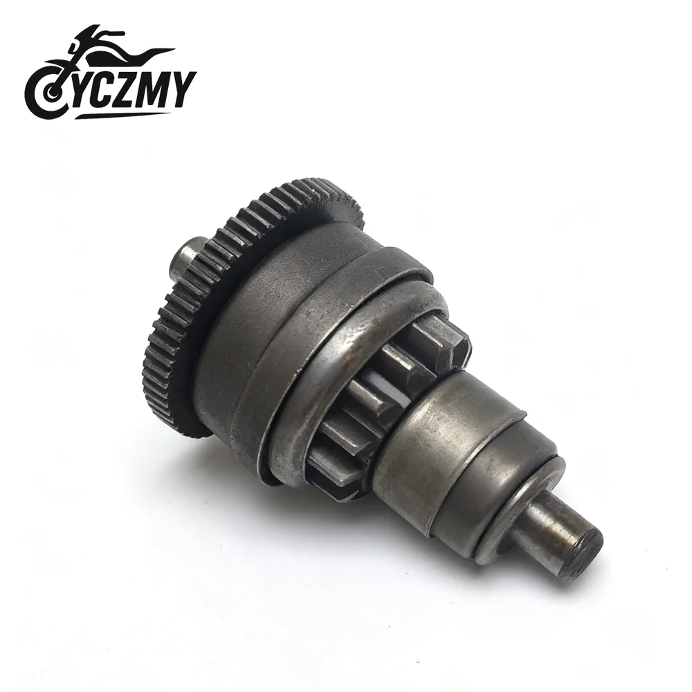 Engrenagem de embreagem de cabeça de motor de partida unidirecional 14T/65T para GY6 50 60 80 100cc 4 tempos scooter chinês Taotao Bendix