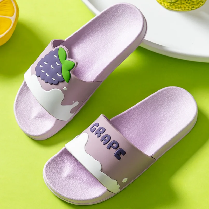 Home Slipper Women Cute Avocado Fruit Cloud Sandals Summer Flip Flops Beach Slides Men Male Casual House Shoes Flat Female Thick