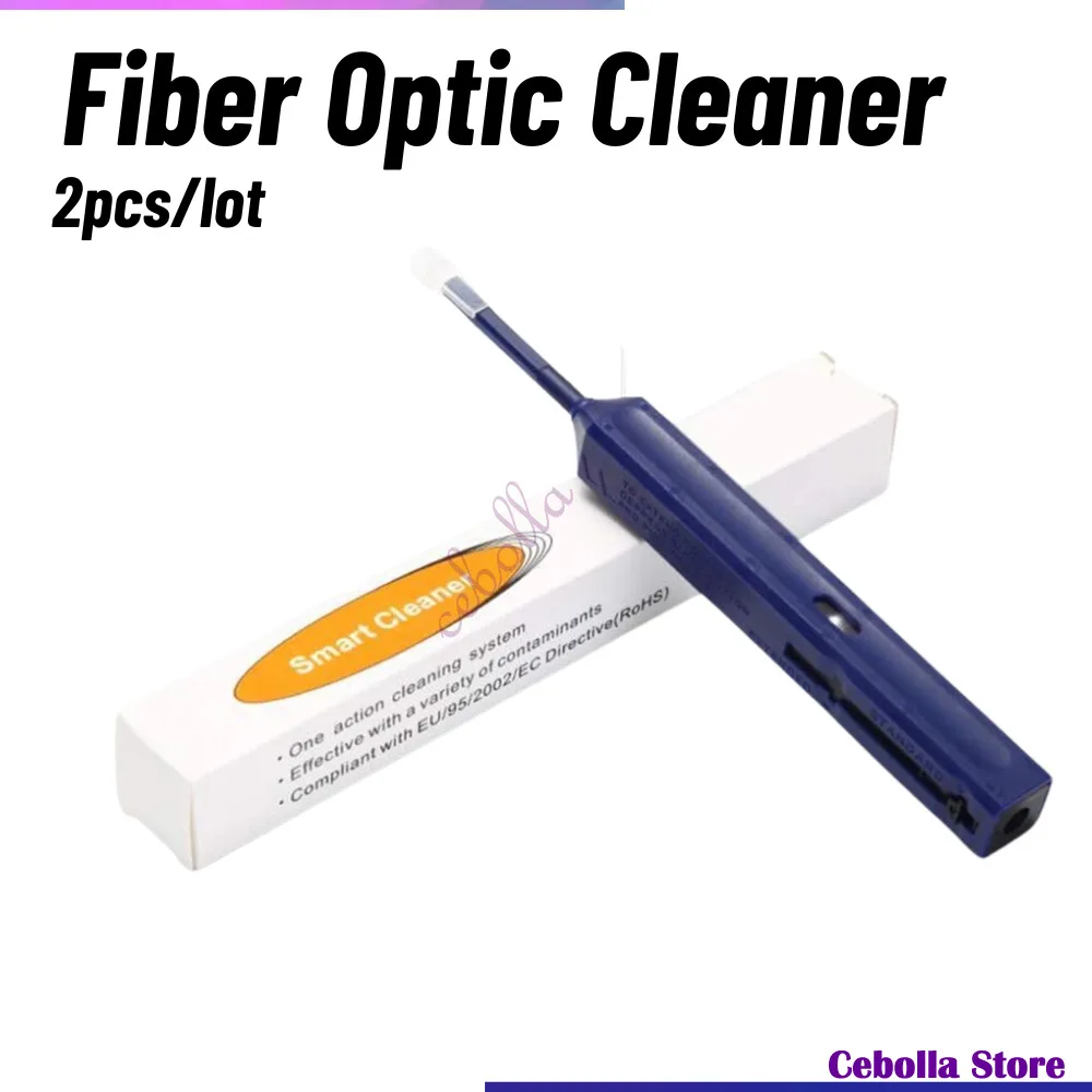 

2pcs One-Click 1.25mm LC MU Connectors Fiber Optic ToolsFiber Optic Connector Cleaner Pen