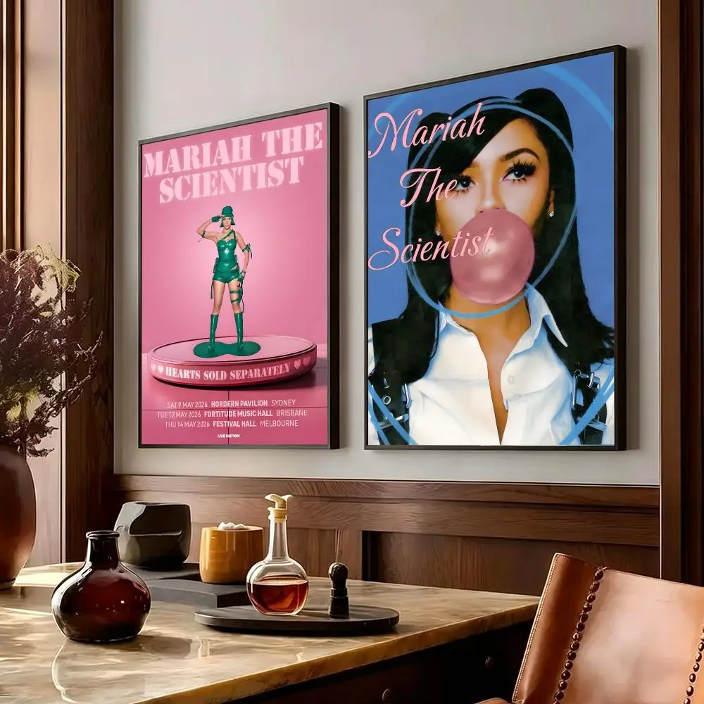 music Mariah the Scientist Poster Poster HD Printing Cozy Warm Style Home Decor Suitable for Living Room Bedroom Gift