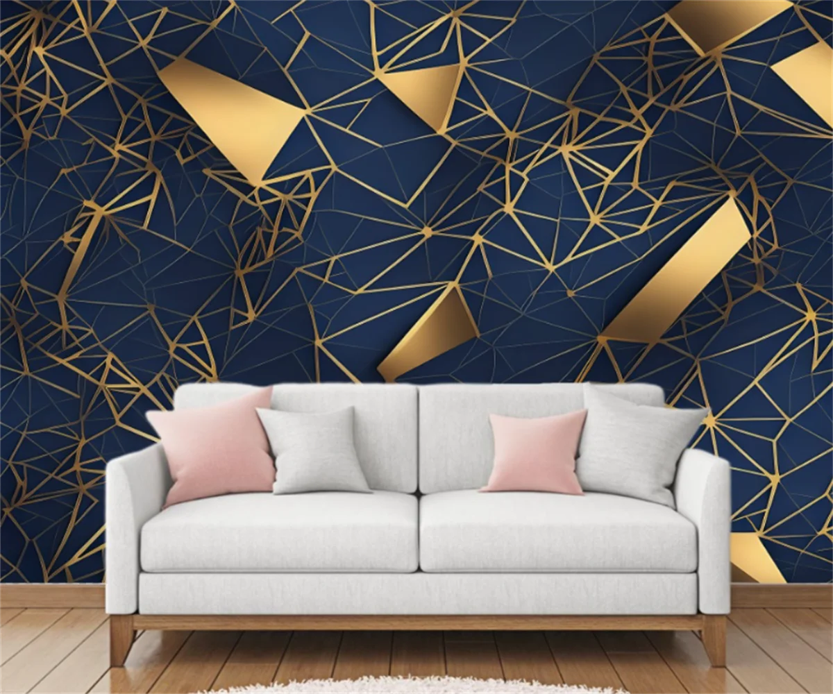 beibehang Customized modern new abstract lines Nordic sofa simple background papel de parede wallpaper wall papers home decor