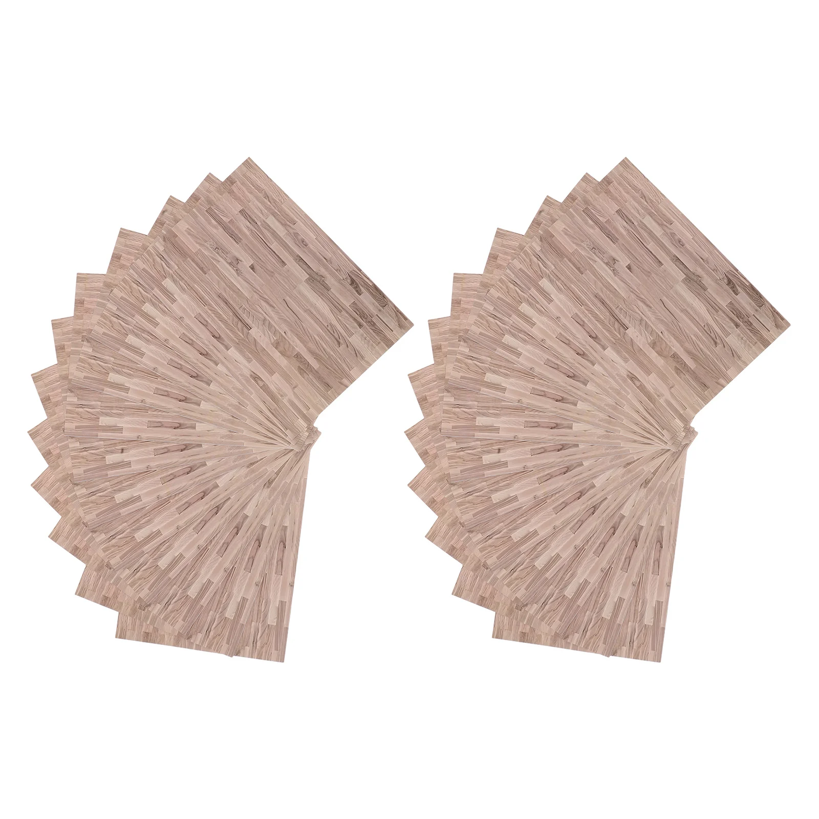 

24Pcs Dollhouse Floor Stickers Wood Grain Peel Stick 1:12 Scale Miniature Self Adhesive Flooring Sheet DIY Mini House Flooring