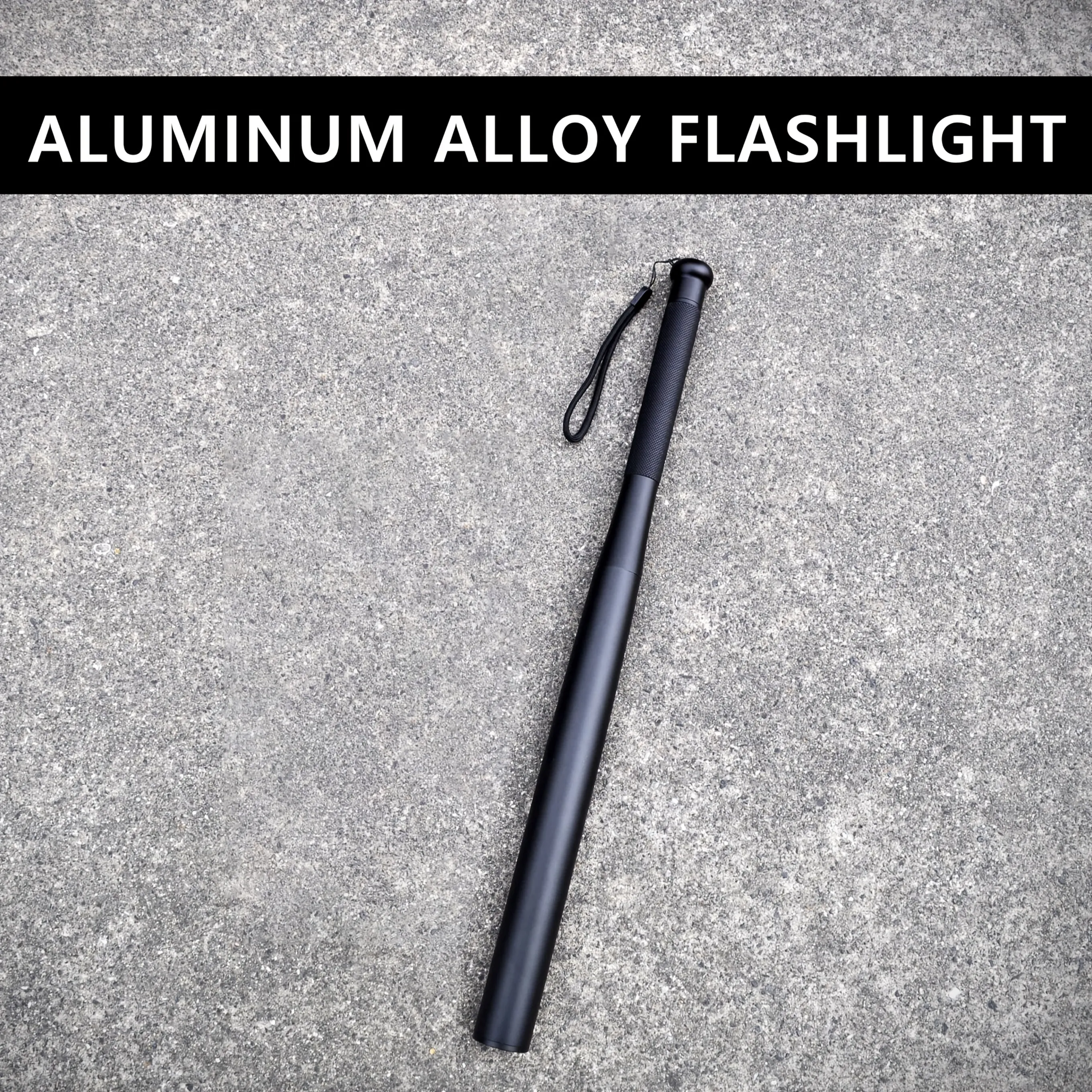 

Portable LED Handheld Flashlight 49Cm/16.2 Inches Made of Sturdy Aluminum Alloy 3 Lighting Modes Non-Slip Handle Design Torch